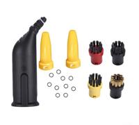 Hasaller Juego de accesorios para limpiador de vapor para SC1 SC2 SC3 SC4 SC5 incluyendo cepillo redondo anillo de sellado boquilla de chorro boquilla de extensión para limpiar hornos, barbacoas