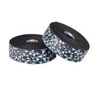 Hasaller Juego de cintas para manillar de bicicleta de carretera, 2100 mm x 30 mm x 3 mm, poliuretano y EVA, antideslizante, absorción de golpes, para ciclismo de carretera con 2 cintas y 2 extremos