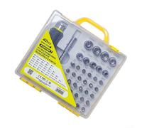 Hasaller Juego de destornilladores 42 en 1 con varilla de extensión para teléfono, computadora, laptop, cámara, reloj, gafas, kit de herramientas de reparación electrónica en caja de almacenamiento