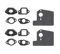 Hasaller Juego de juntas aislantes de carburador para Honda GCV160A GCV160LA GCV160LE Piezas de motor de cortacésped, guía de aire y sellos de silenciador, 2 juegos, kit de reparación de motor de