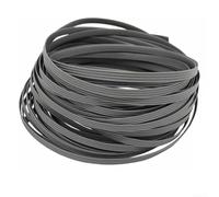 Hasaller Kit de reparación de ratán de cuerda de mimbre sintético de 120 pies para muebles de patio, decoración al aire libre (gris)