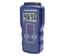 Hasaller Medidor de energía solar digital Probador de irradiación solar 0.1-3999 W/m² con función de retención Pantalla LCD grande para panel solar Investigación Energética Meteorología Agricultura