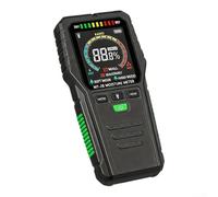 Hasaller Medidor de humedad digital inductivo de madera con pantalla LCD a color, amplio rango de humedad del 5-75%, sensor sin contacto para madera seca, madera blanda, madera dura, mampostería y