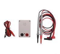 Hasaller Probador de continuidad del zumbador de 9 V para el interruptor del PWB del cable de alambre con la luz del LED y la alarma de 100dB Herramienta del detector del circuito eléctrico del ABS