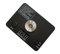 Hasaller Probador de resistencia de ohmios 521 Tab Mini Coil Burn Medición Plataforma V3 0.01-9.99Ω Rango Pantalla LED Dispositivo Portátil Negro