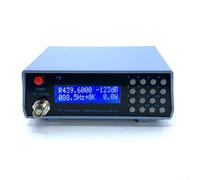 Hasaller Probador de transceptor FM con generador de señal RF integrado para UHF VHF Radios bidireccionales Medidor de frecuencia 1 MHz-470 MHz Medición de potencia 0.1 W-64 W CTCSS/DCS Análisis de