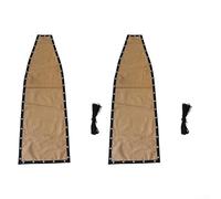 Hasaller Tela de repuesto para asiento de Textilene para silla colgante de Textilene 64 x 197 x 23 cm con cuerda y bolsa lateral (2 piezas sin bolsillos)