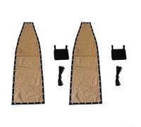 Hasaller Tela de repuesto para asiento de Textilene para silla colgante de Textilene 64 x 197 x 23 cm con cuerda y bolsa lateral (2 piezas con bolsillos)