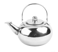 Hasaller Tetera de acero inoxidable, tetera con infusor de té, juego de tetera de hojas sueltas, 1 L, 1,5 L, 2,5 L, fácil de limpiar (1,5 L)