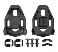 Hasaller Time Lock - Tacos para bicicleta de carretera de 0,5 pulgadas para pedales XPRESSO y lclic, bloqueo negro, 9,2 x 6,5 cm, con orificios de alineación, arandelas y cuñas para un ajuste perfecto