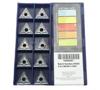 Hasaller TNMG160404 NN Insertos indexables de carburo 10pcs para CNC torno torneado herramienta TNMG 16 04 04