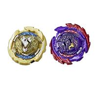 Hasbro Beyblade Burst QuadDrive, Pack de 2 peonzas competitivas Berserk Balderov B7 y Cyclone Belfyre B7, Juguete para niños, a Partir de 8 años Multicolor