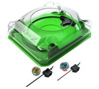 Beyblade X, Set de Batalla Sneak Attack con Arena Beystadium, 2 Tops Takara Tomy de rotación Derecha, 2 lanzadores, A Partir de 8 años