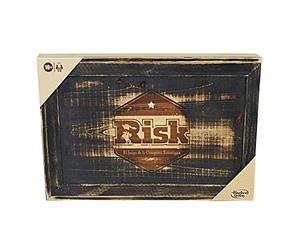 Hasbro CA-TV-1469 Gaming Juego Risk Rustic Series Edition, Juego de Mesa para familias, Niños y niñas, De 2 a 5 Jugadores, Multicolor