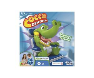 Hasbro - Cocodrilo sacamuelas, Juego de Habilidad (B04081750) (versión en Italiano)