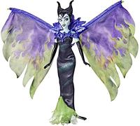 Hasbro Disney Princess Villains, muñeca Maniquí Maléfica y Llamas de la Furia Juguete Princesas, Desde 5 Años Multicolor