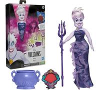 Disney Villains - Úrsula - Muñeca con Accesorios y Ropa removible - Juguete Disney Villains - A Partir de 5 años