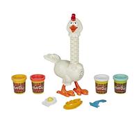 Hasbro E6647 Play-Doh Gallina Plumas Divertidas, Multicolor