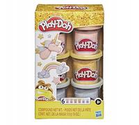 HASBRO EUROPEAN TRADING B.V.- Play-DOH VASETTO Col.Met.E9433 Actividades Creativas, Multicolor (E94335L0)