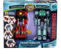 Hasbro F8438 Transformers EarthSpark Cyber-Combiner Terran Twitch Y Robby Malto
