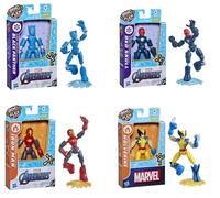 Hasbro- Figura Avengers Bend and Flex misiones 15 cm con Accesorio 4 Mod. sdos, Multicolor (F40085L0)