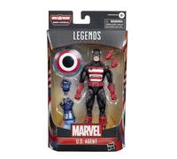 Hasbro Figura Marvel US Agent Serie Legends Articulada 15 Cm con Accesorio y Piezas para Armar