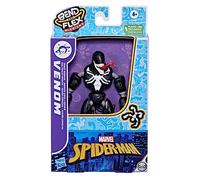 Hasbro- Figura Spiderman Bend and Flex misiones 3 Mod. sdos, Multicolor (F3845)
