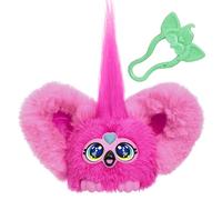 Hasbro Furby Furblets FLO-FLO, Minipeluche Rosa, Juguete Interactivo, Llavero Turquesa, Regalos de Pascua para Niñas y Nuños de 6 Años o Más, Accesorios de Mochila, Juego con Música