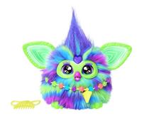 Hasbro Furby Galaxy - Peluche Interactivo en Colores Brillantes, Brilla en la Oscuridad, Habla alemán y furbio, Aproximadamente 15 cm de Alto, Bonito Regalo para Papá Noel o Amigo Invisible