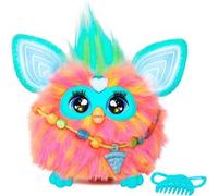 Furby Juguete interactivo de peluche de color coral Versión en español