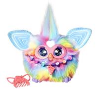 Hasbro Furby, Tie-Dye, Juguetes de Peluche Interactivos, Reproducción de Sonido, 600 Reacciones, Mascota Interactiva Coleccionable, Horas de Diversión, Material Seguro y Cómodo