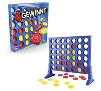 Hasbro Gaming 4 GANA Juego de Estrategia, Juego de Mesa para 2 Jugadores, diversión Infinita con Amigos y Familiares, Juego de Fiesta y para diversión multijugador, Regalo para niños a