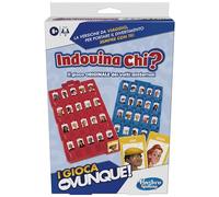 Hasbro Gaming Adivina quién?, los Juega en Cualquier Lugar, Juego portátil, para niños y niñas a Partir de 6 años, Juguete de Caras misteriosas con acertijos para 2 Jugadores