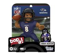 Hasbro Gaming Bop It! Lamar Jackson Edition Juego | Juegos oficiales de la NFL para niños y adolescentes | A partir de 8 años | 1 jugador en adelante | Regalos para fanáticos