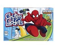 Hasbro Gaming Chutes and Ladders: Marvel Spider-Man Edition Juego de mesa para ni os de 2 a 4 jugadores, juegos preescolares a partir de 3 a os (