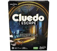 Hasbro Gaming Cluedo Escape Chantaje en Midnight Hotel, Juego de Escape de una Sola resolución para 1-6 Jugadores, Juego cooperativo