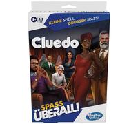 Hasbro Gaming Cluedo - Juego Compacto y portátil para 3 - 6 Jugadores, Juego de Viaje para niños, diversión en Cualquier Lugar