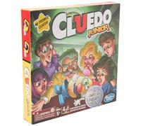 Hasbro Gaming, Cluedo Junior, Juegos de Detectives para Fiestas, Tablero con Colores Vivos, Acertijo, Habilidad y Estrategia, Regalos para Niños y Niñas de 5 Años o Más, Juego de Mesa