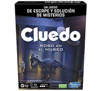 Hasbro Gaming Cluedo: Robo en el Museo, Juego de Mesa, Escape Room, Diversión con Amigos, Acertijos en Familia, 6 Cartas con Personajes, Idea de Regalo para Niños y Niñas de 10 Años