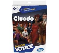 Hasbro Gaming Cluedo Travel Edition - Juego portátil para 3-6 Jugadores, Juego de Viaje, Juego para niños