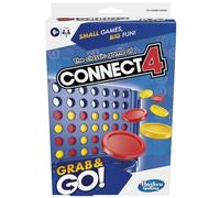 Hasbro Gaming Connect 4 - Juego de Mesa de Viaje, Juegos de Viaje para niños, Juguetes de Verano para niños, diversión de Estrategia portátil para 2 Jugadores, Agarre y Listo, a Partir de 6 años