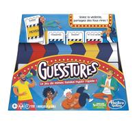 Hasbro Gaming Juego Guesstures, Juego de mimos para 4 Jugadores y más, Juego de Grupo Familiar, Tarjetas Personalizables, Clap - versión Francesa