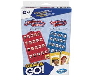 Hasbro Gaming Juego ¿Quién es Quién? Grab and Go, Juego de Mesa de Portatil para Adivinar el Personaje, Juguetes para Niños y Niñas de 6 Años o Más, Fiestas al Aire Libre con Amigos y Familia