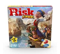 Hasbro Gaming - juego Risk Junior, juego de mesa de estrategia, introducción para niños al juego Risk clásico, para edades de 5 años o más; juego temático pirata