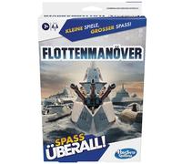 Hasbro Gaming- Maniobra de Flota compacta, portátil para 2 Jugadores, Juego de Viaje para niños, diversión en Todas Partes, Color 0, única (F8252GC0)