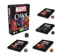 Hasbro Gaming Marvel Chaos, Juego de Cartas con superhéroes Marvel, Juego Divertido para la Familia, a Partir de 8 años, fácil de Aprender F4131801, Multicolor