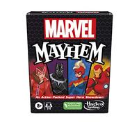 Hasbro Gaming Marvel Mayhem juego de cartas, con Marvel Super Heroes, divertido juego para fanáticos de Marvel a partir de 8 años, rápido y fácil de aprender juego para 2-4 jugadores