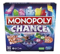 Hasbro Gaming Monopoly Chance, juego de estrategia para 2-4 jugadores, juego de mesa familiar para niños y adultos, para niños y niñas de más de 8 años