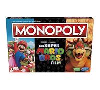 Hasbro Gaming Monopoly Super Mario Bros. Film Edition Juego de Mesa para niños, Incluye Figura de Bowser