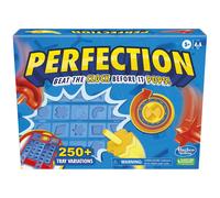 Hasbro Gaming Perfection Juego para ni os de 5 a os en adelante Juego emergente Personaliza la bandeja para m s de 250 combinaciones Juegos para